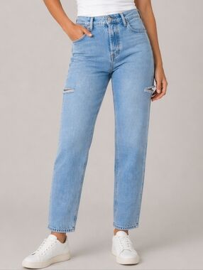 Abercrombie & Fitch The Dad High Rise Jeans Blue Women's Size 25S 90s Straight